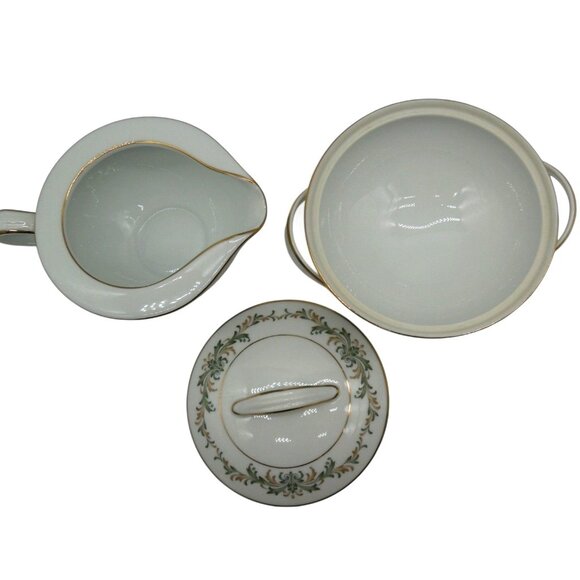 NORITAKE BARCELONA Creamer and Sugar Bowl Set Vintage - Picture 6 of 9